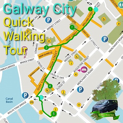 Galway City: Quick Self-Guided Walking Tour